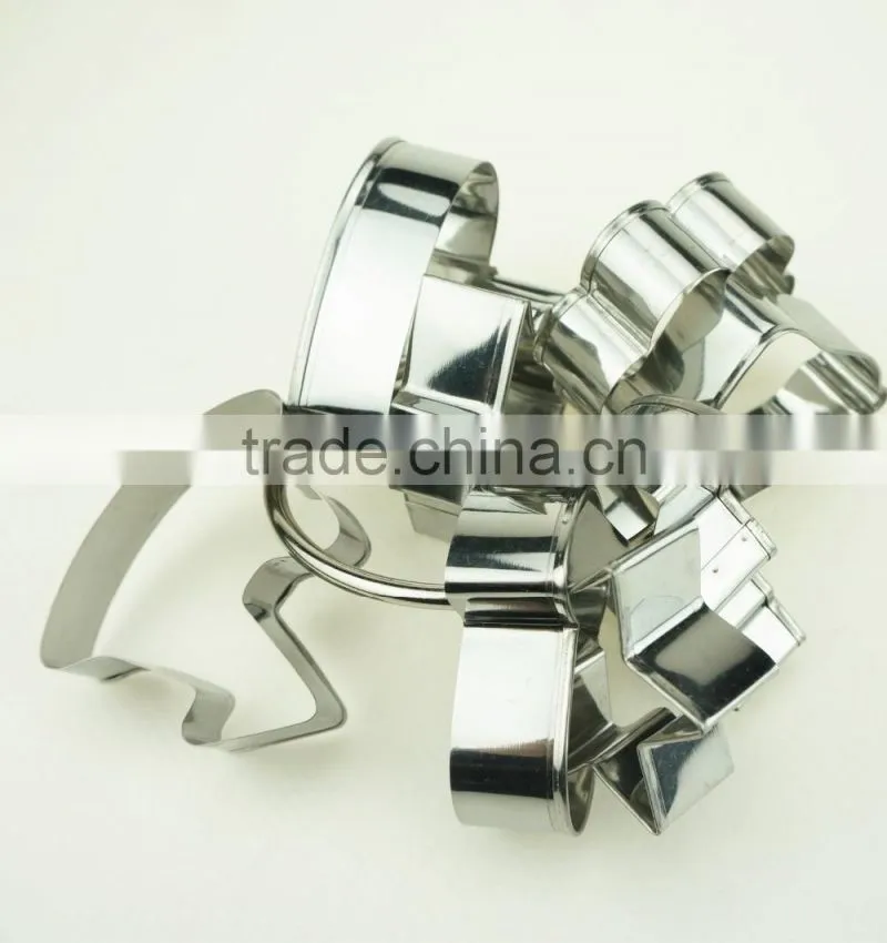 47024 8 pcs stainless steel cookie cutter set