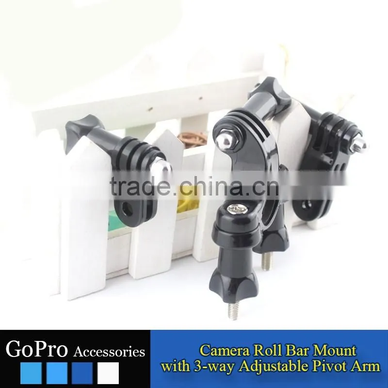 2016 New Wholesale bicycle mount roll bar mount for sports camera accessory