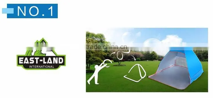 3-4 person outdoor camping beach shelter sunshade fishing ultraviolet-proof pop up tent