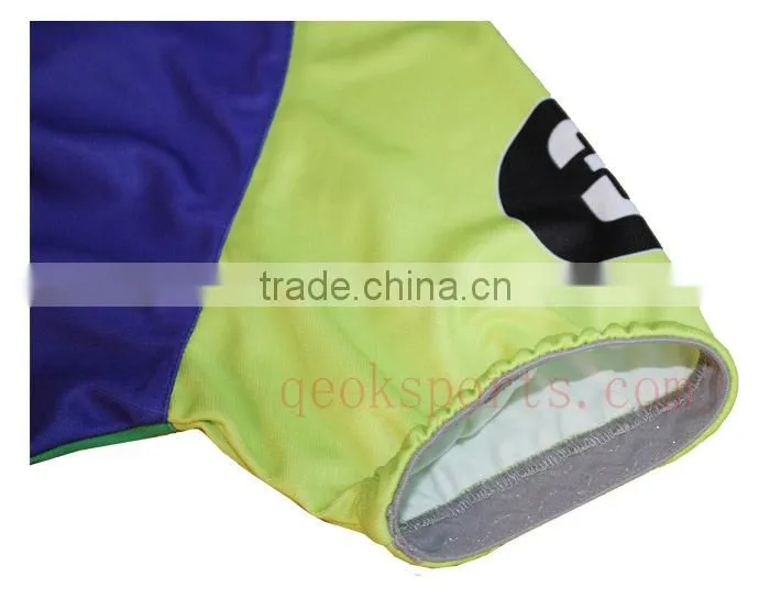 Customized sublimation printing cycling jersey