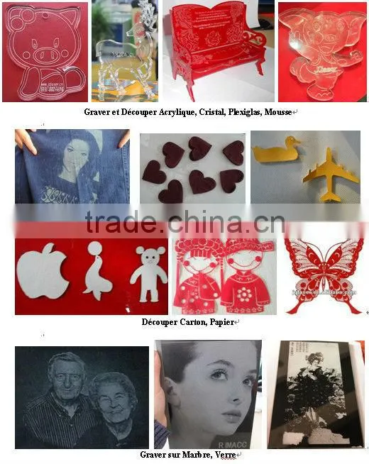 Tombstone granite laser engraving machine JQ1390 seprable stone engraving