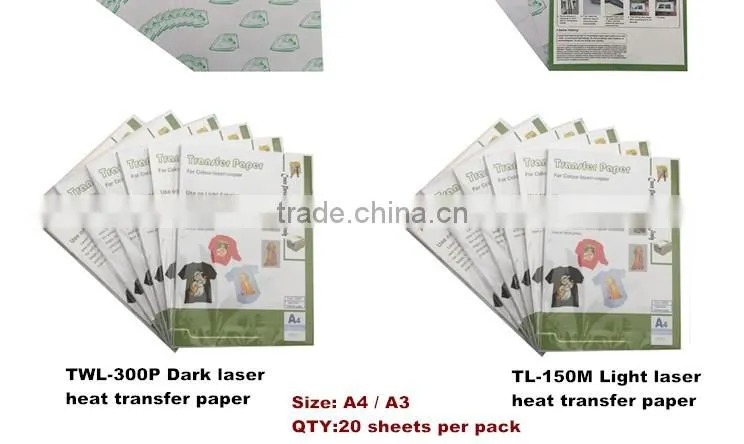 iron on transfer paper a4 for cotton t shirt