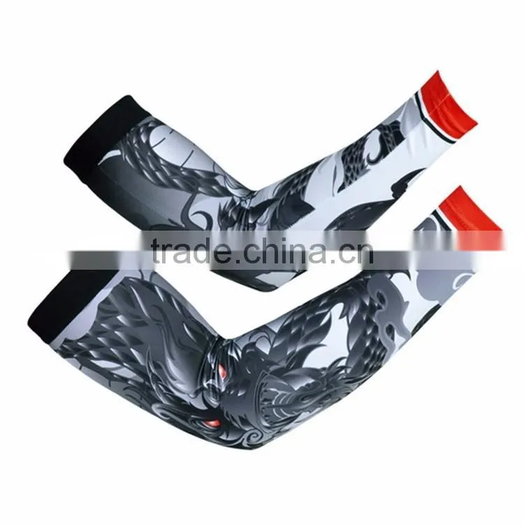 China manufacturer Custom design heat transfer sublimation compression arm sleeve no minimum