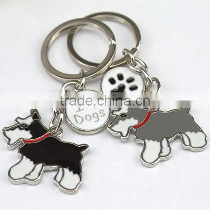2015 souvenir keyring,alloy sheep keychains,cartoon goats pattern tag bag holders