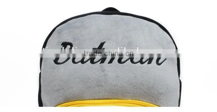 2015 Duck plush bags 3D wholesale children school bag baby cartoon school bag for kids