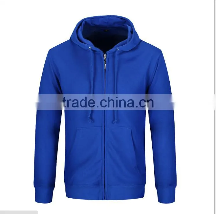2017 wholesale promotion fashion design cheap zipper hoodies for sports
