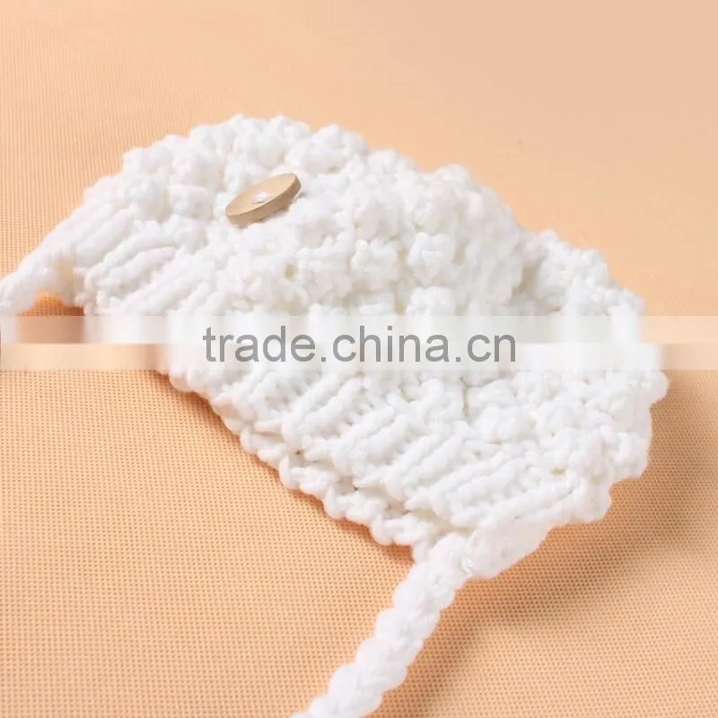 Cutting Baby Photo Props Knitted Handmade Newborn Sheep Pattern Photography Props With Two Big Ball