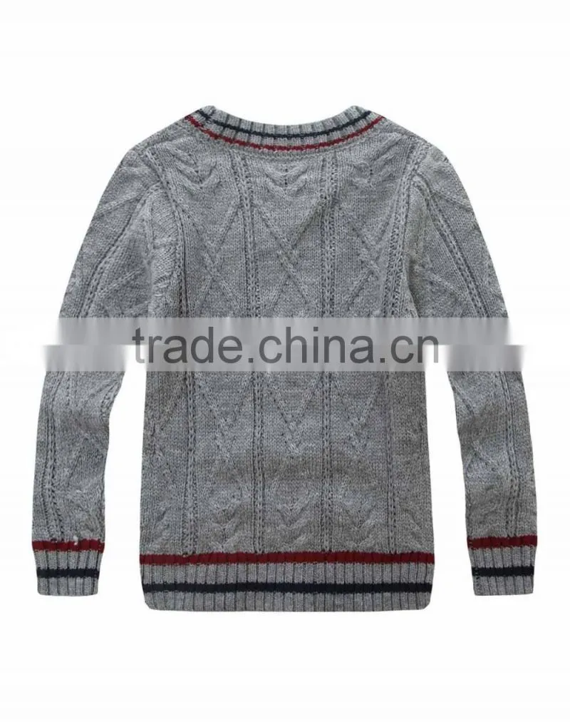 2017 Fashion knitted sweater cardigan cotton sweater for boys