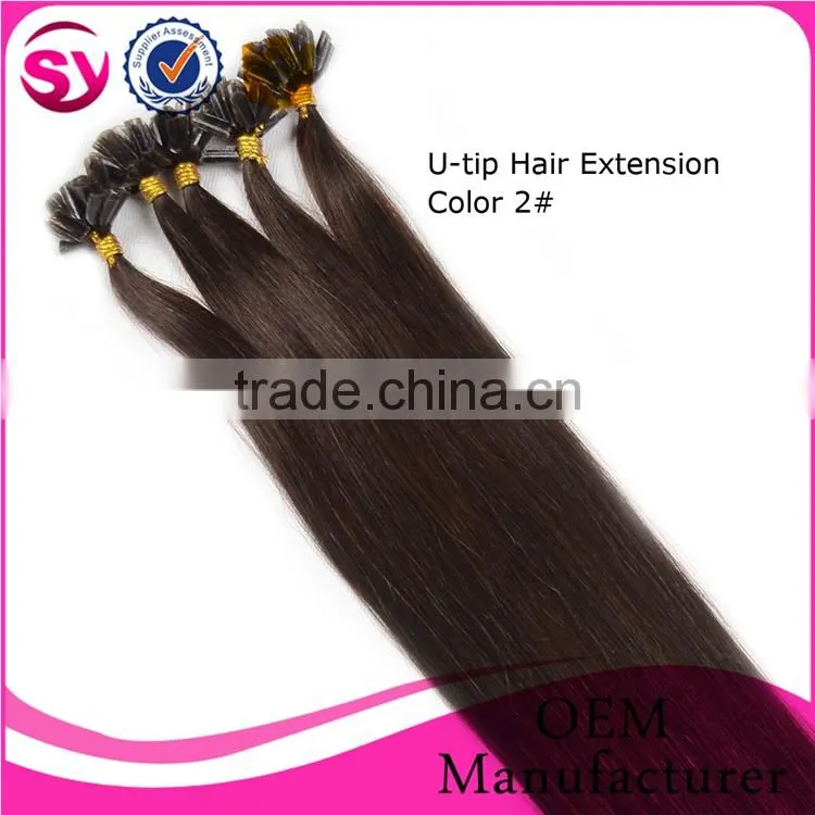 Xuchang Hair Factory Wholesale Price Remy U Tip Keratin Human Hair Extension, 100 Human Hair Extension Wholesale In The Stock