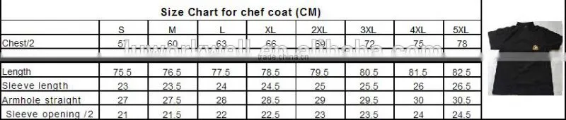hot sale short sleeve chef coat