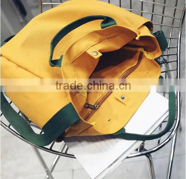 New arrival vintage canvas messenger bag high fashion canvas messenger bag
