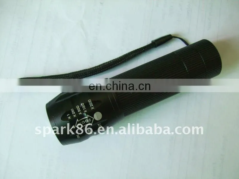 LED emergency mini flashlight UV black invisible ink checked
