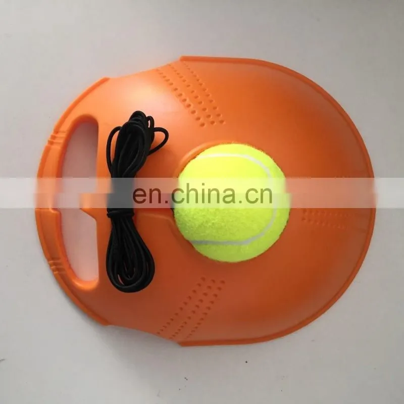 Tennis Training device with tennis ball and elastic string