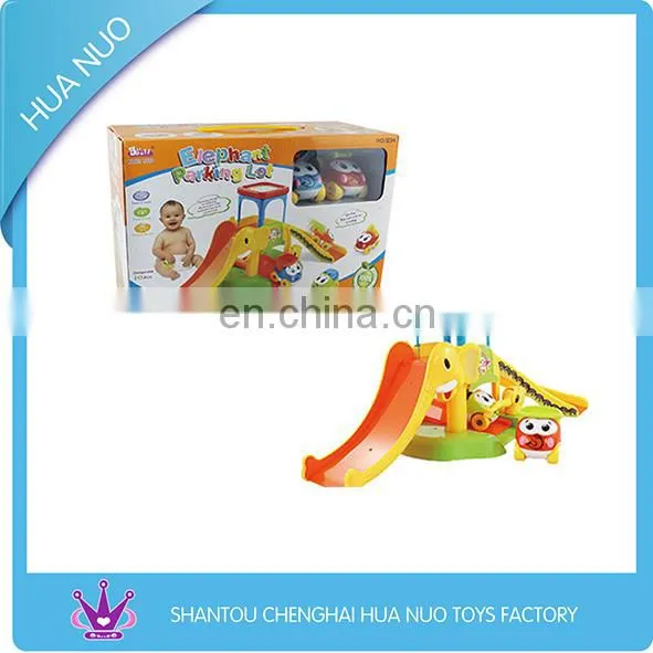 New kid toy elephant parking lot