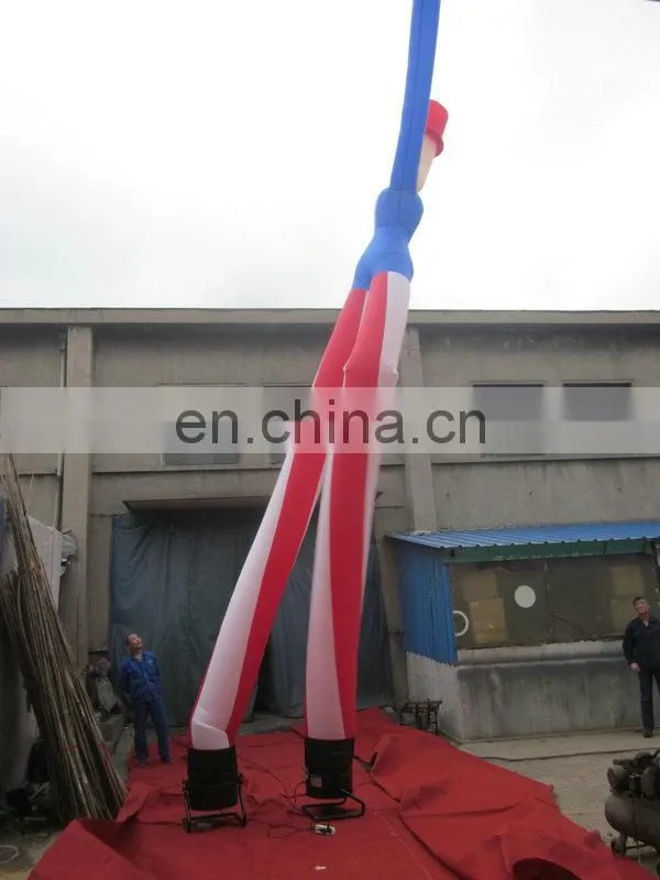 customized double leg giant dancing inflatable advertising man