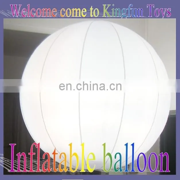 Colored LED inflatble helium balloon