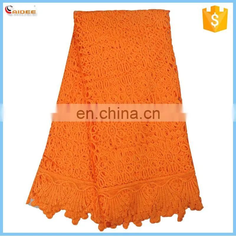 Newest high quality white guipure Lace Fabric for Clothing S15100560