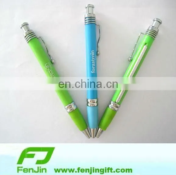Promotional plastic banner pen
