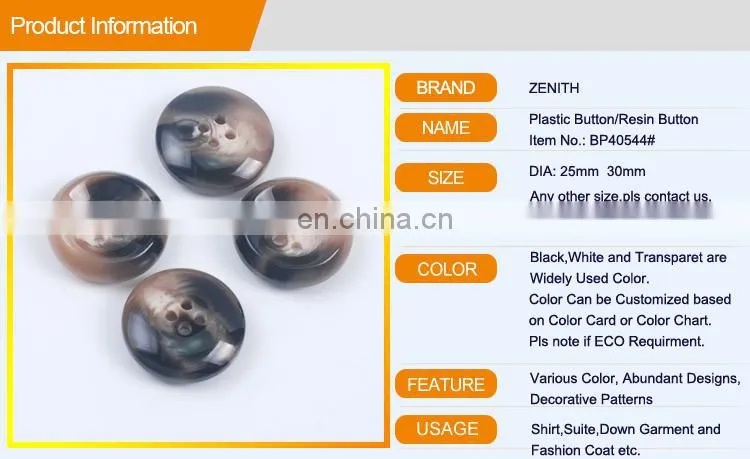 Quality Round Resin Button Clothing Sewing Crafts Button BP40544