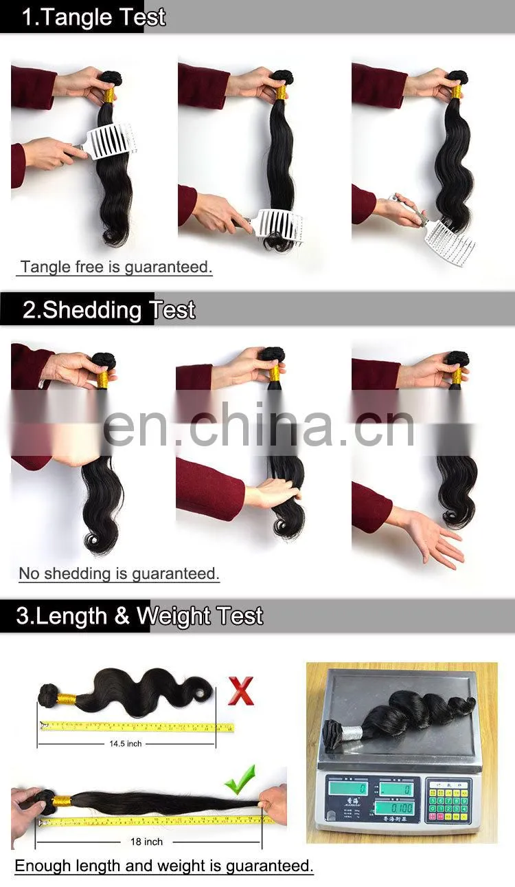 Wholesale Cheap Virgin Brazilian Lace Closure Hair 8''-24'' Inches