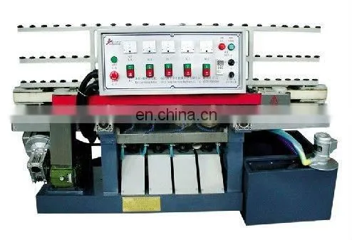 glass straight double line edge grinding machine
