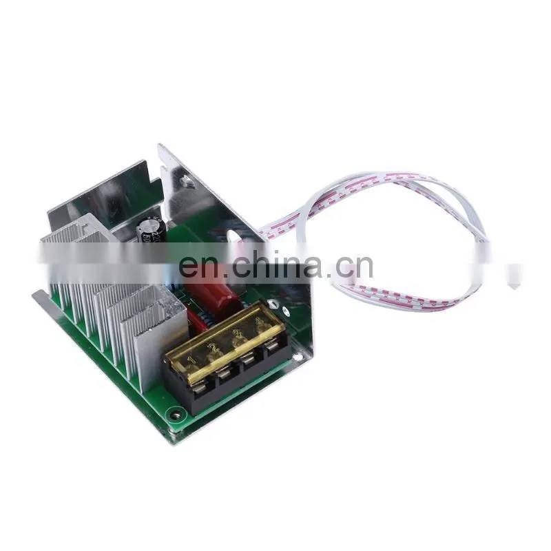 AC 220V 4000W SCR Digital Control SCR Electronic Voltage Regulator Speed Control Dimmer Thermostat, Electric Motor Speed Control