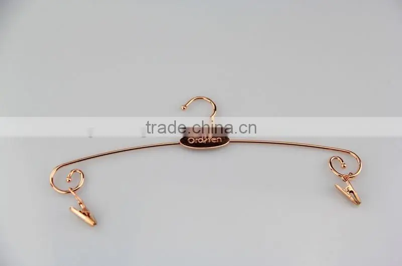 LM897 rose gold cute bra metal hangers