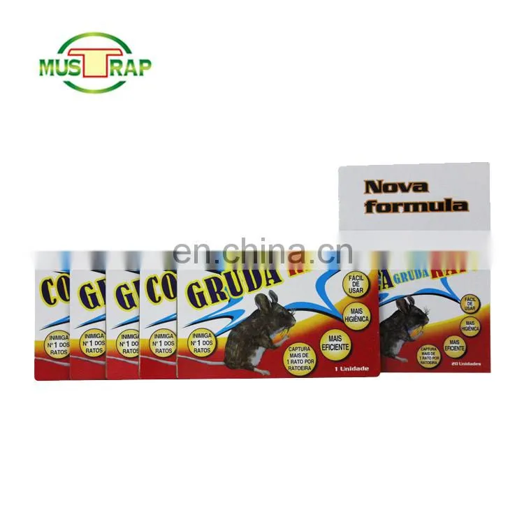 Mustrap YIWU INDIAN hot selling household control strong power fly and mouse killer glue paperequipment