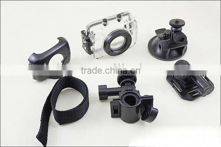 60fps hd 720p mini dv sports waterproof camera with 2.0inch touch screen