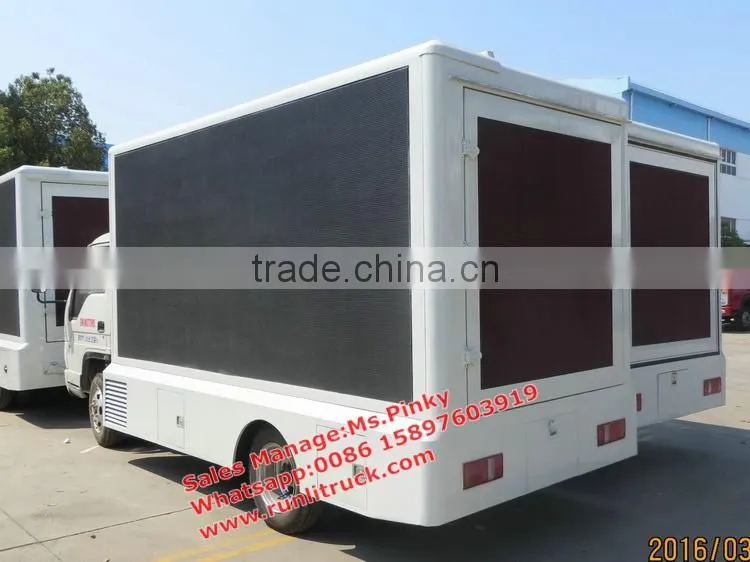 P10 Outdoor full Color LED Display on led mobile advertising trucks for Outdoor Advertising, Media, Shows, Activities RGB Displa