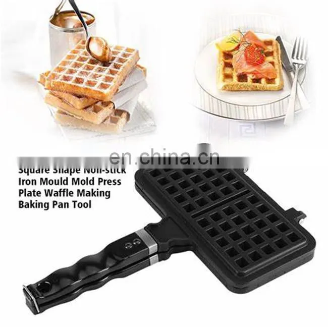 Aluminum Square Waffle Maker Pan