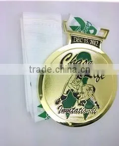 custom medal producer custom metal medal with ribbon