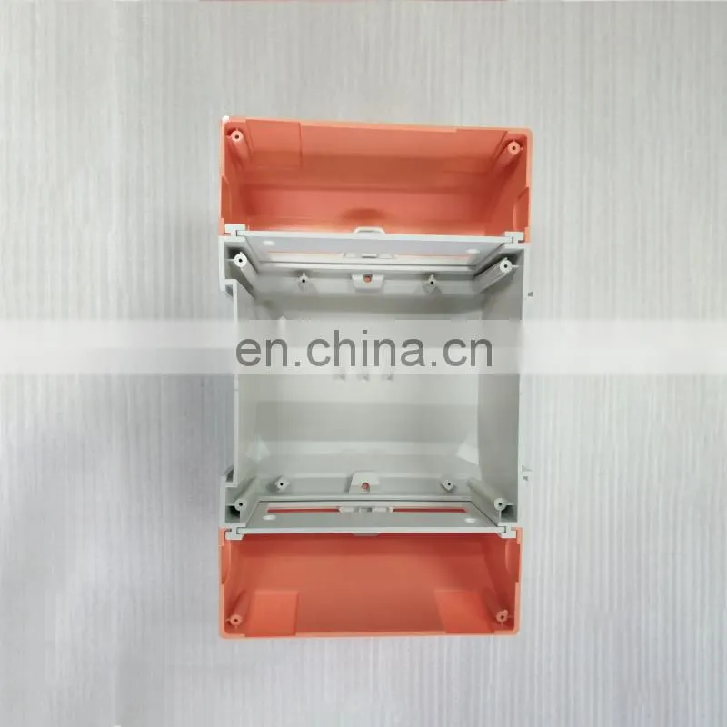 Custom ABS Plastic Injection Molding Junction Box Outlet Box, Custom Plastic Electronic Enclosure