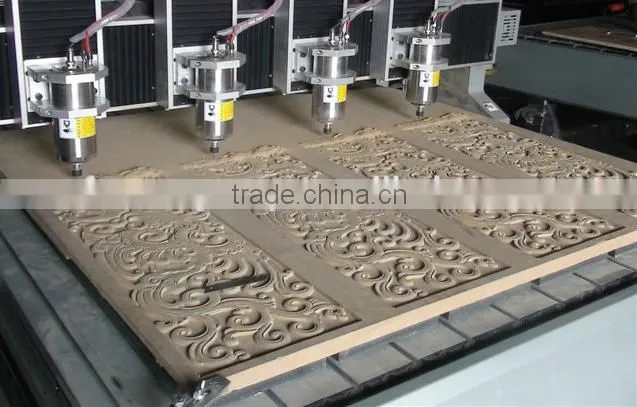 Professional CE standard FS1325 4 spindles multi-spindle cnc router machine for carving