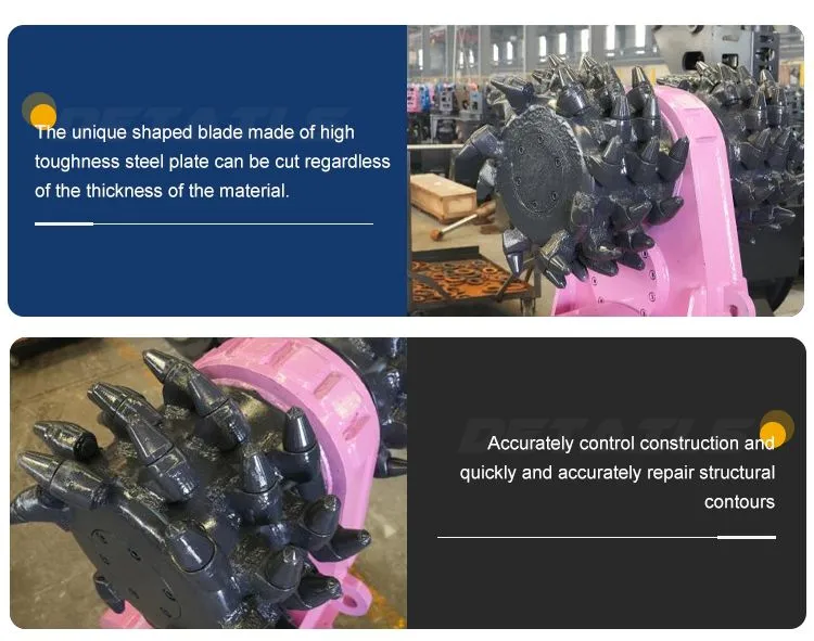 Excavator for asphalt excavator concrete drum cutter excavator asphalt cutting machine
