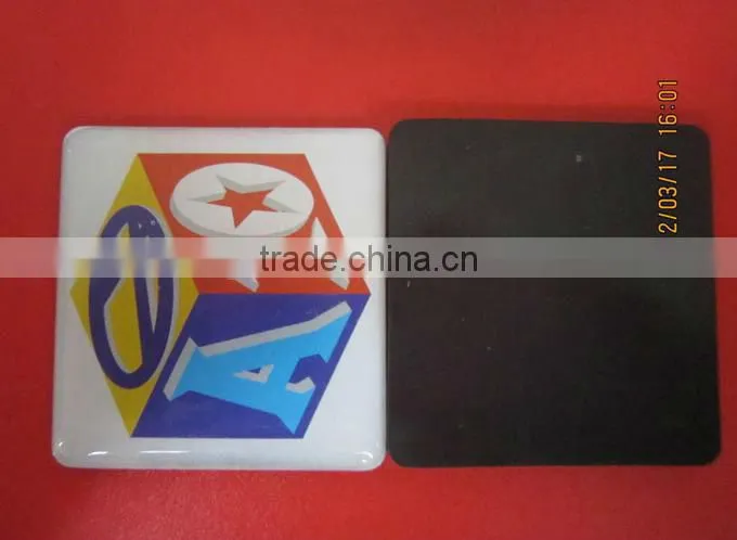 Business card epoxy paper fridge magnet With Custom Logo