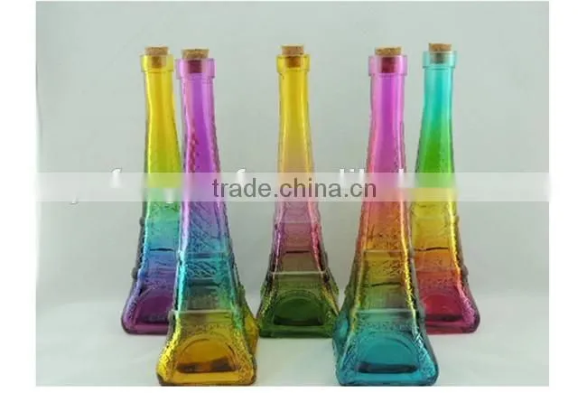 crackle glass vase ases modern romantic wedding decorators