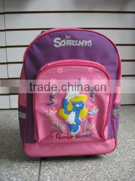 Best selling cartoon travel luggage bag