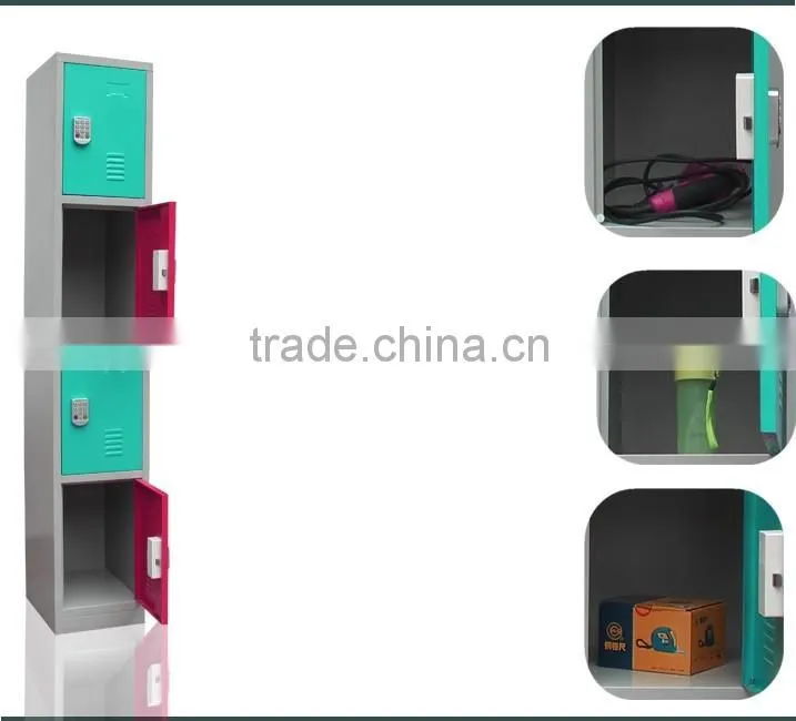 Competitive Price 4 Small Compartment Fingerprint Lock Intelligent Safe Locker Cabinet