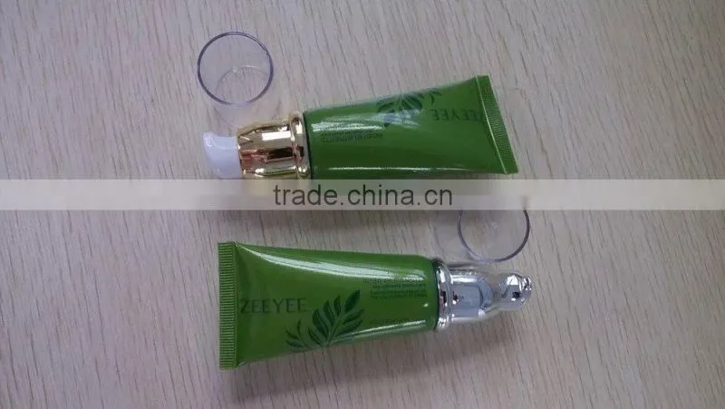 cosmetic skin care cream tube with pump cap