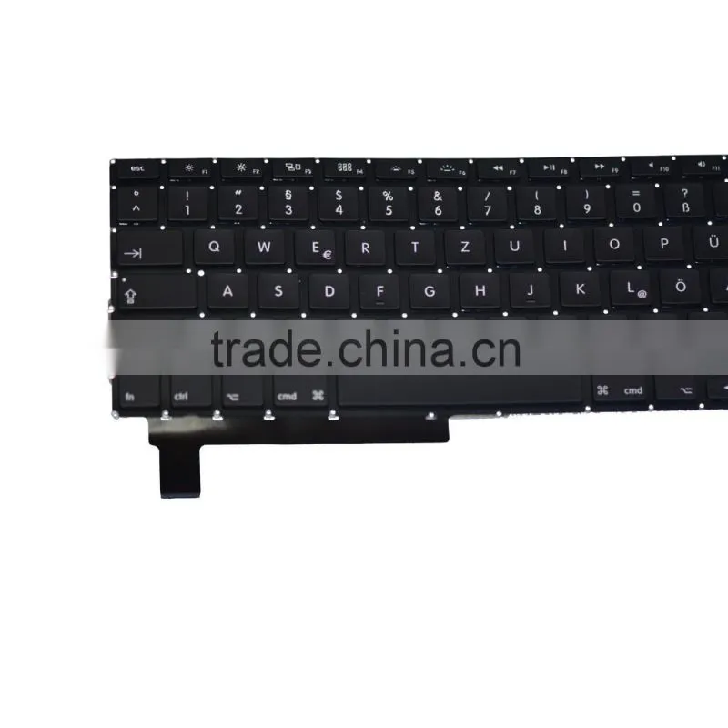 German Laptop keyboard Replacement For Macbook Pro 15" A1286 2008-2012