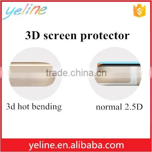 3D full cover tempered glass screen protector for iphone 6 plus