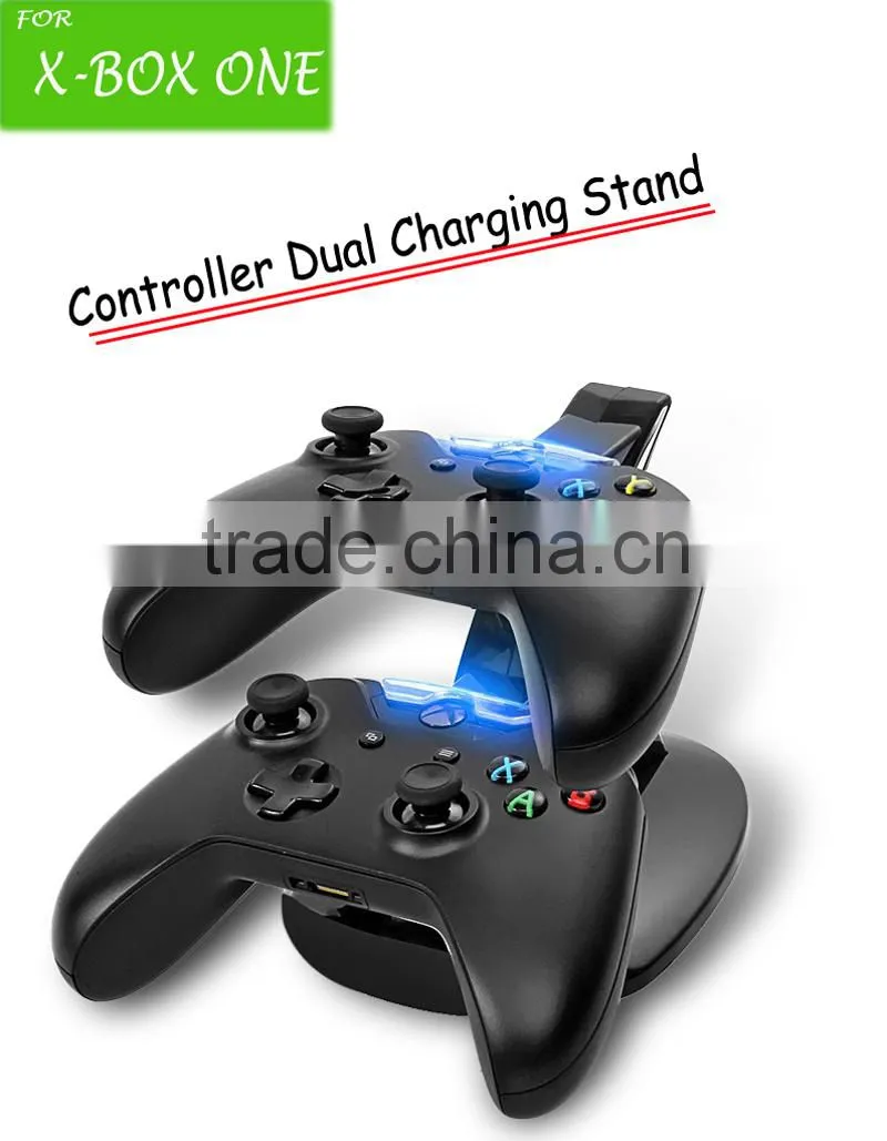 For Xbox One Controller 1400mah Black Rechargeable Battery Pack Charge Meter Cable
