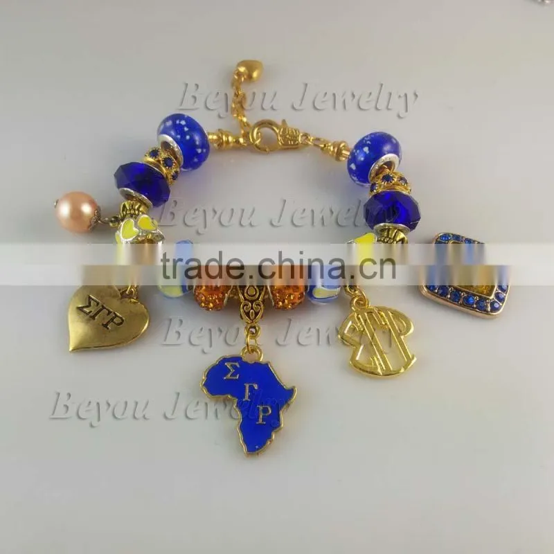 Delta Gamma Cuff Bracelet