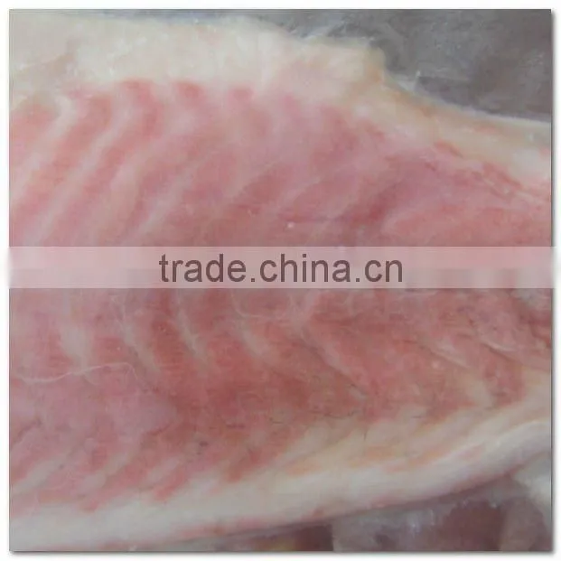 Frozen fresh whole red drum fillet
