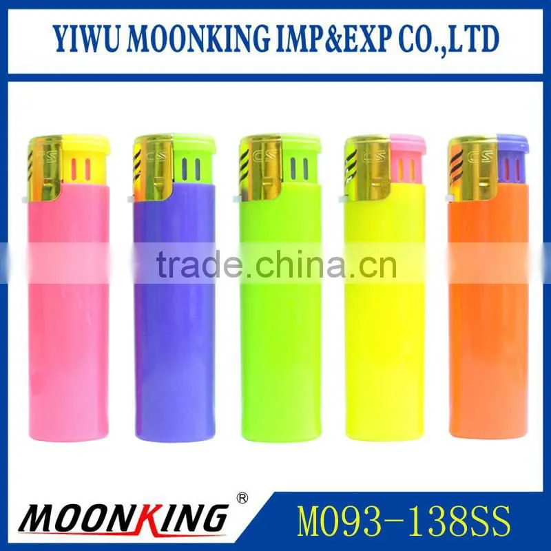 china wholesale round design electronic windproof gas refillable lighter