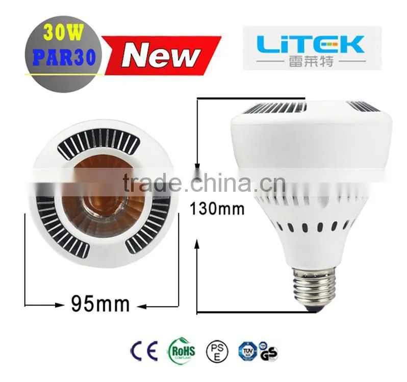 2015 newest product high quality High Lumens 30w Par30 Led Spot Lighting