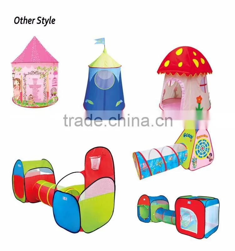 Outdoor Camping Portable Detachable Triple Game Play House Indoor Foldable Kid Child Play Tent