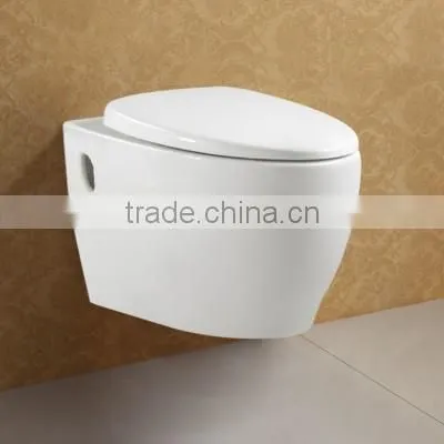 White Finished Modern Ceramic CE Wall Hung Toilet