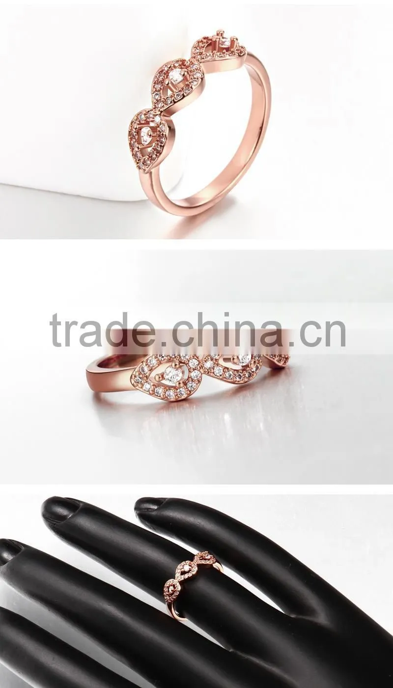 2015 New model Cluster stone saudi arabia gold platinum wedding ring price